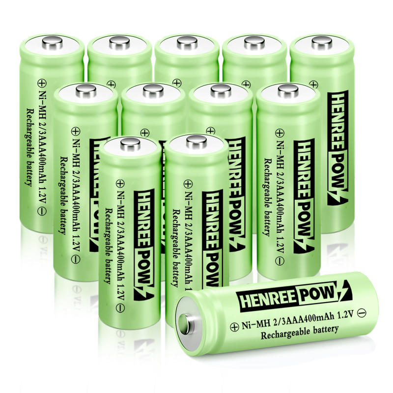 HENREEPOW 1.2V 600MAH AA NI-MH充電式バッテリー