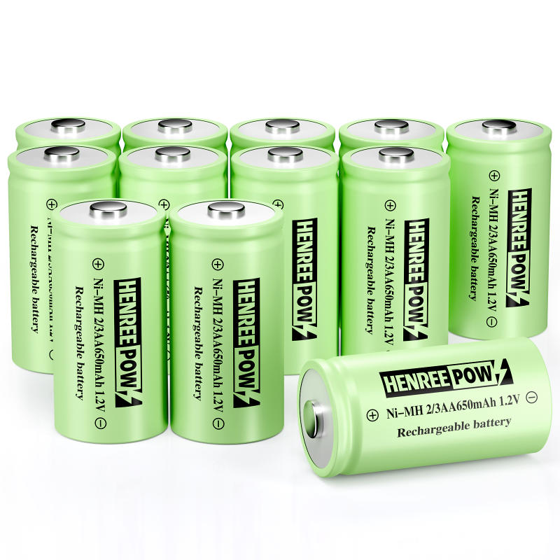 HENREEPOW 1.2V 600MAH AA NI-MH充電式バッテリー